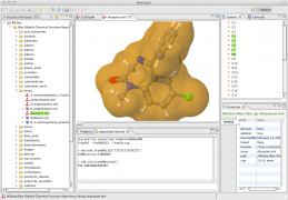 Compound visualized in 3D with Jmol